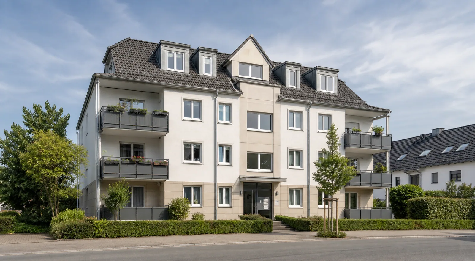 Langjähriger Verkaufsprofi im Gespräch mit einer Familie